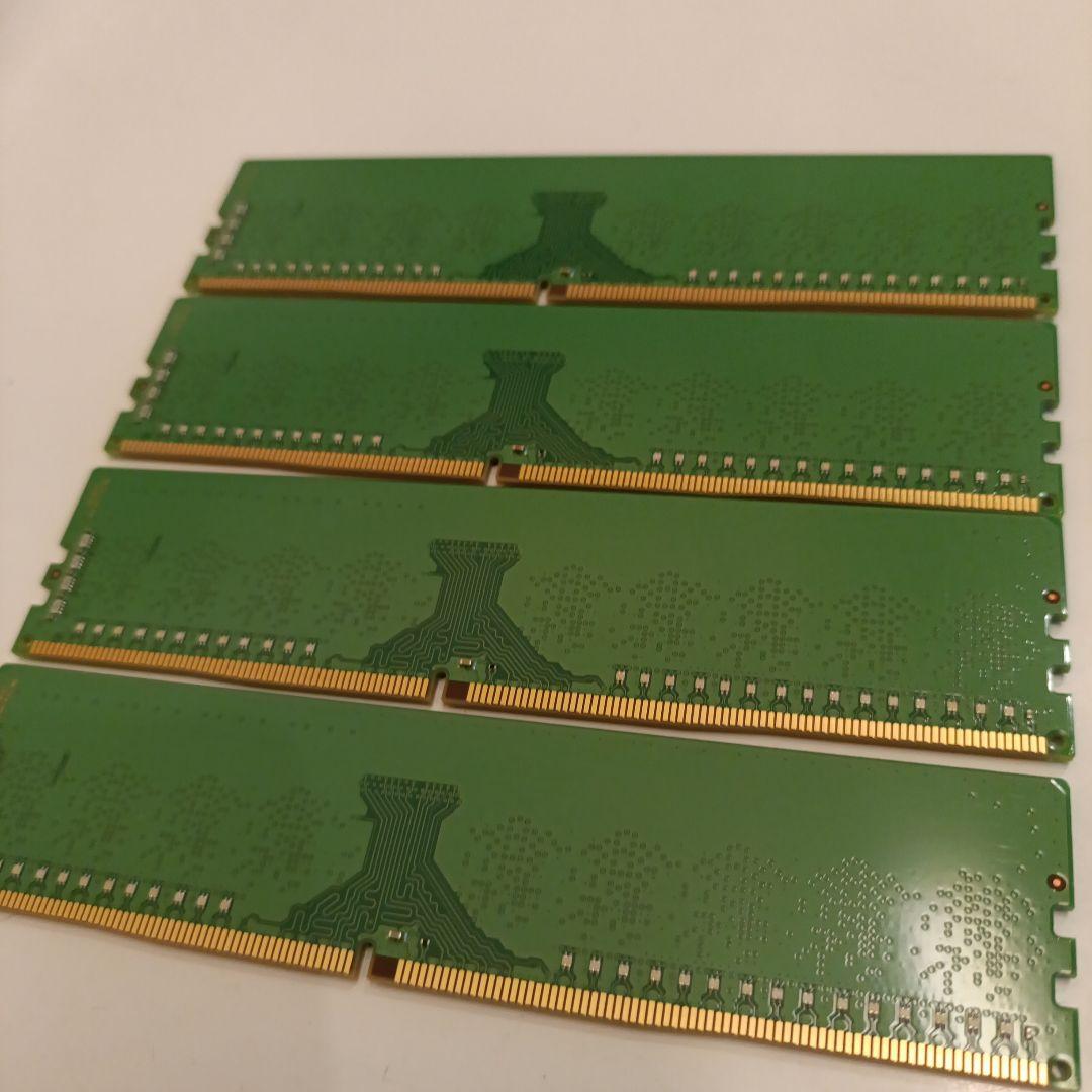 美品 Samsung 4GB DDR4 2133 メモリー 4枚 計16GB