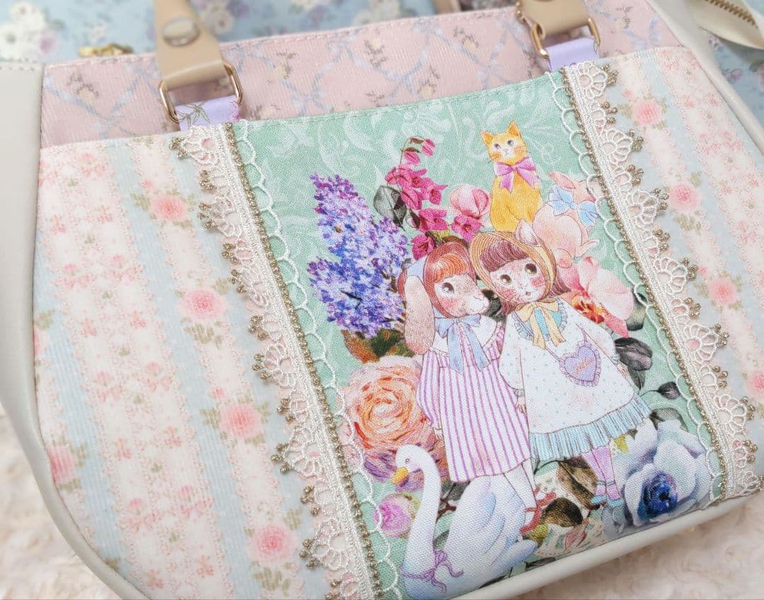 只*す様 ハンドメイド　ジョリーフルール　コラージュコラージュ　うさぎ　ねこ　ト