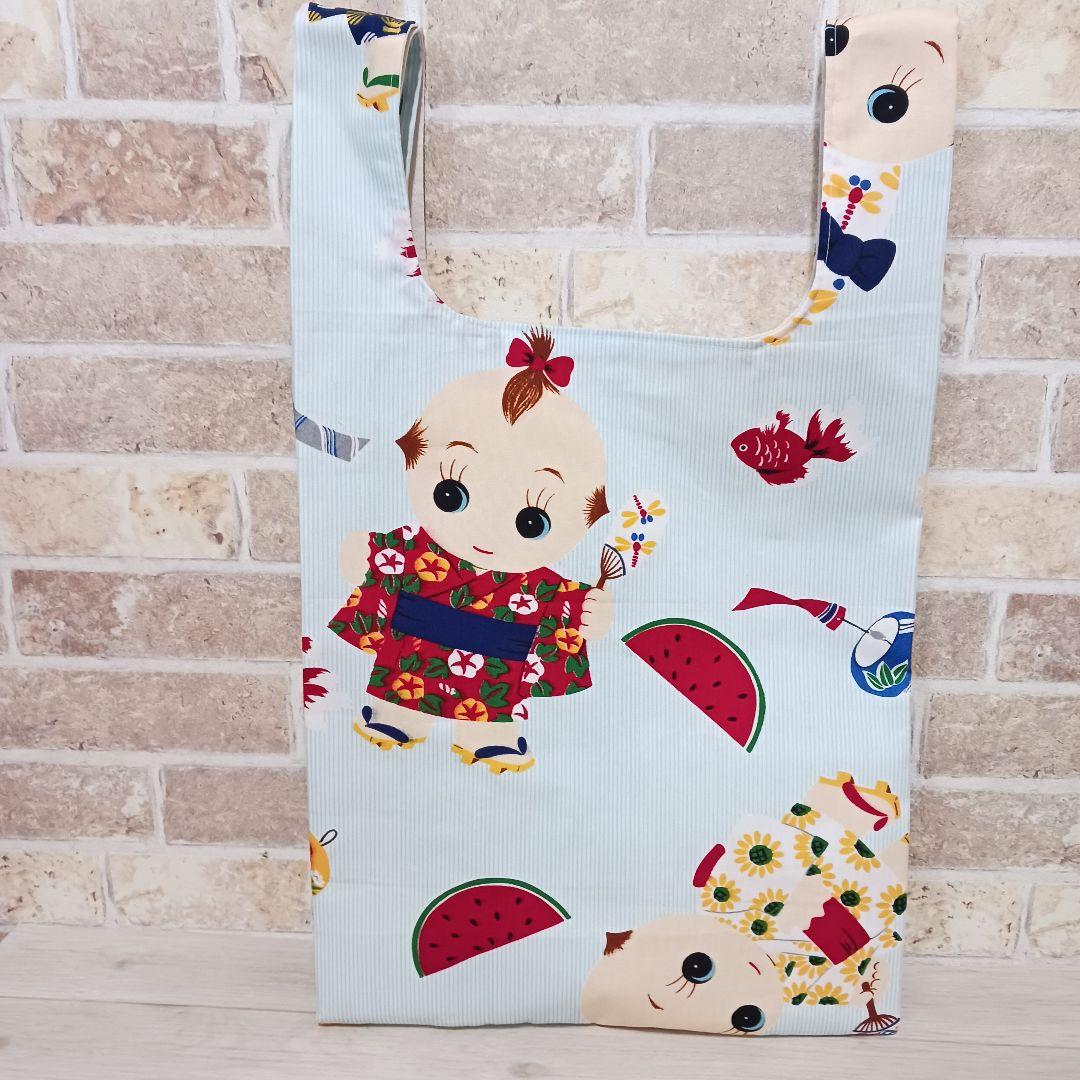 ハンドメイド•ショルダーバッグ•トートバッグ•エコバッグ•キューピーちゃん
