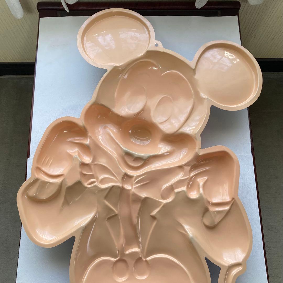 ミッキーマウス 東京ディズニーランド 壁掛け レリーフ パネル 2点 レトロ
