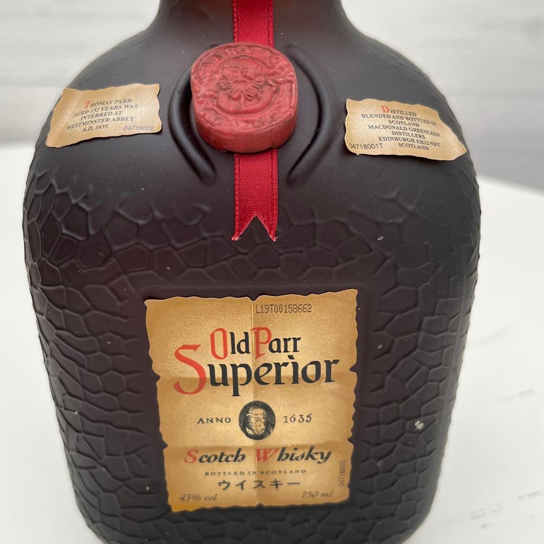 [未開栓] Old Parr Superior ブレンデッドスコッチウイスキー