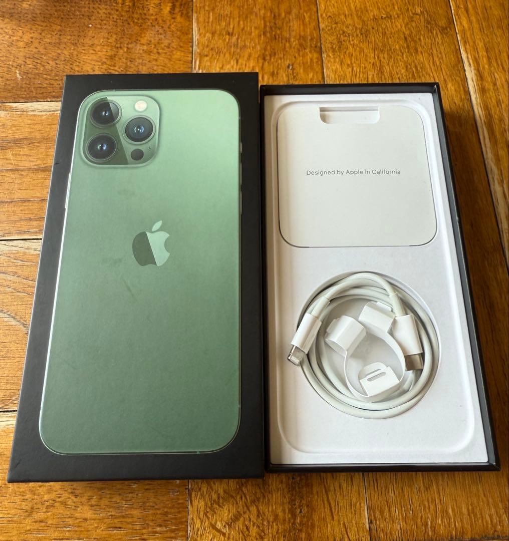 iPhone13 ProMax SIMフリー アルパイングリーン 83%