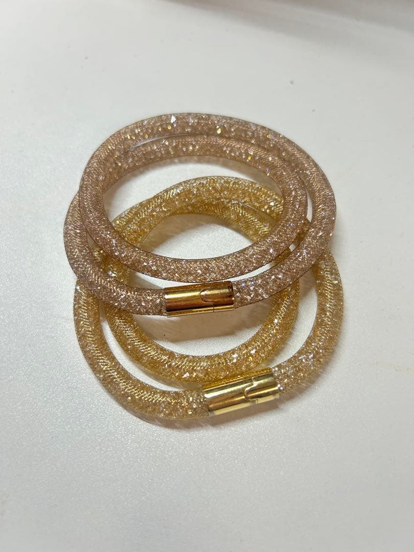 Swarovski スターダストブレスレット 2本セット