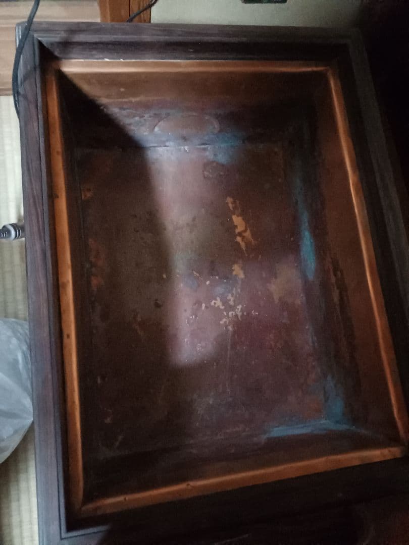 木製火鉢　収納ボックス