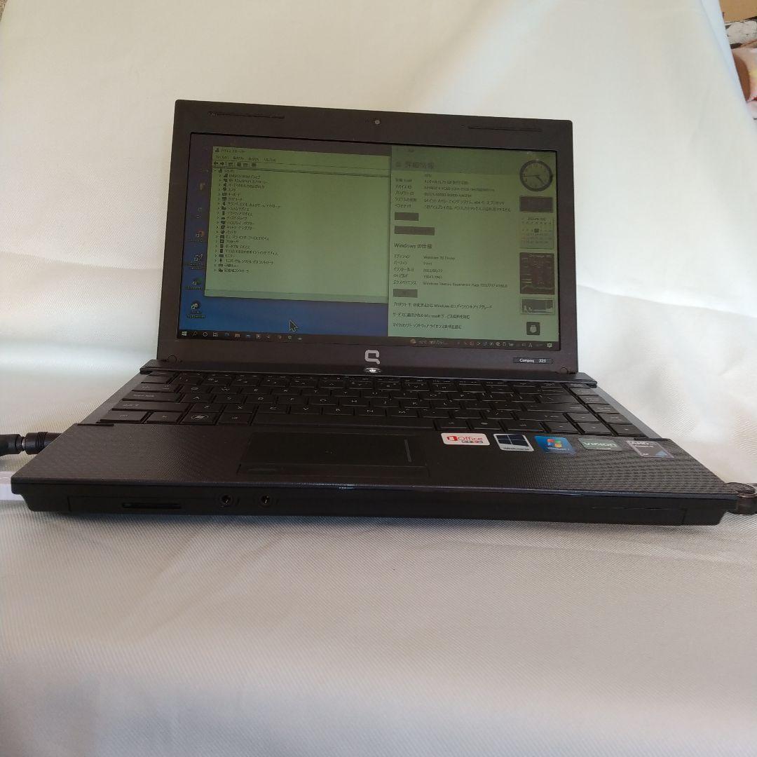 HP　13.3インチノートPC　Compaq325　中古良品Win11即使用可