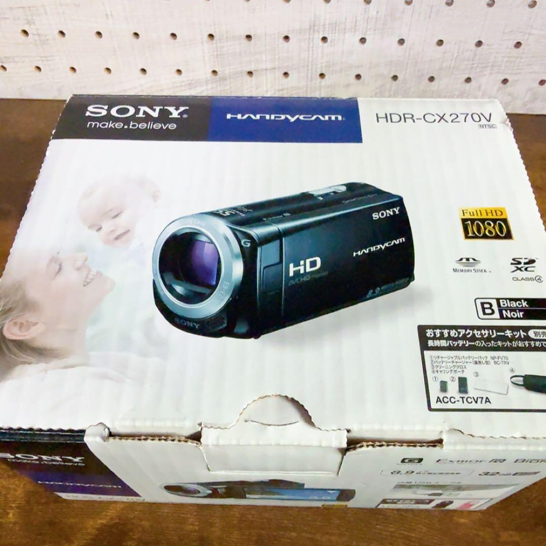 SONY ハンディカム 本体 ブラック HDR-CX270V